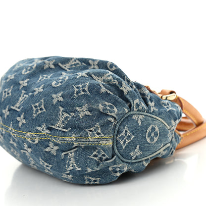 Louis Vuitton Monogram Denim Pleaty Blue 16 of 20