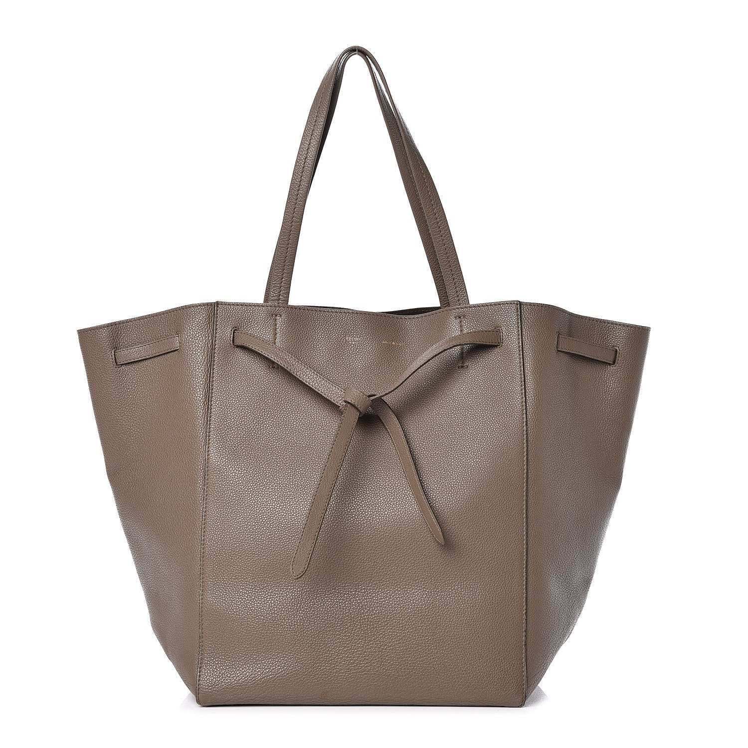 Celine Soft Grained Calfskin Medium Belt Cabas Phantom Taupe 1 of 12