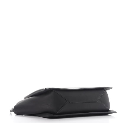 Celine Baby Grained Calfskin Medium Tri-Fold Bag Black 4 of 9