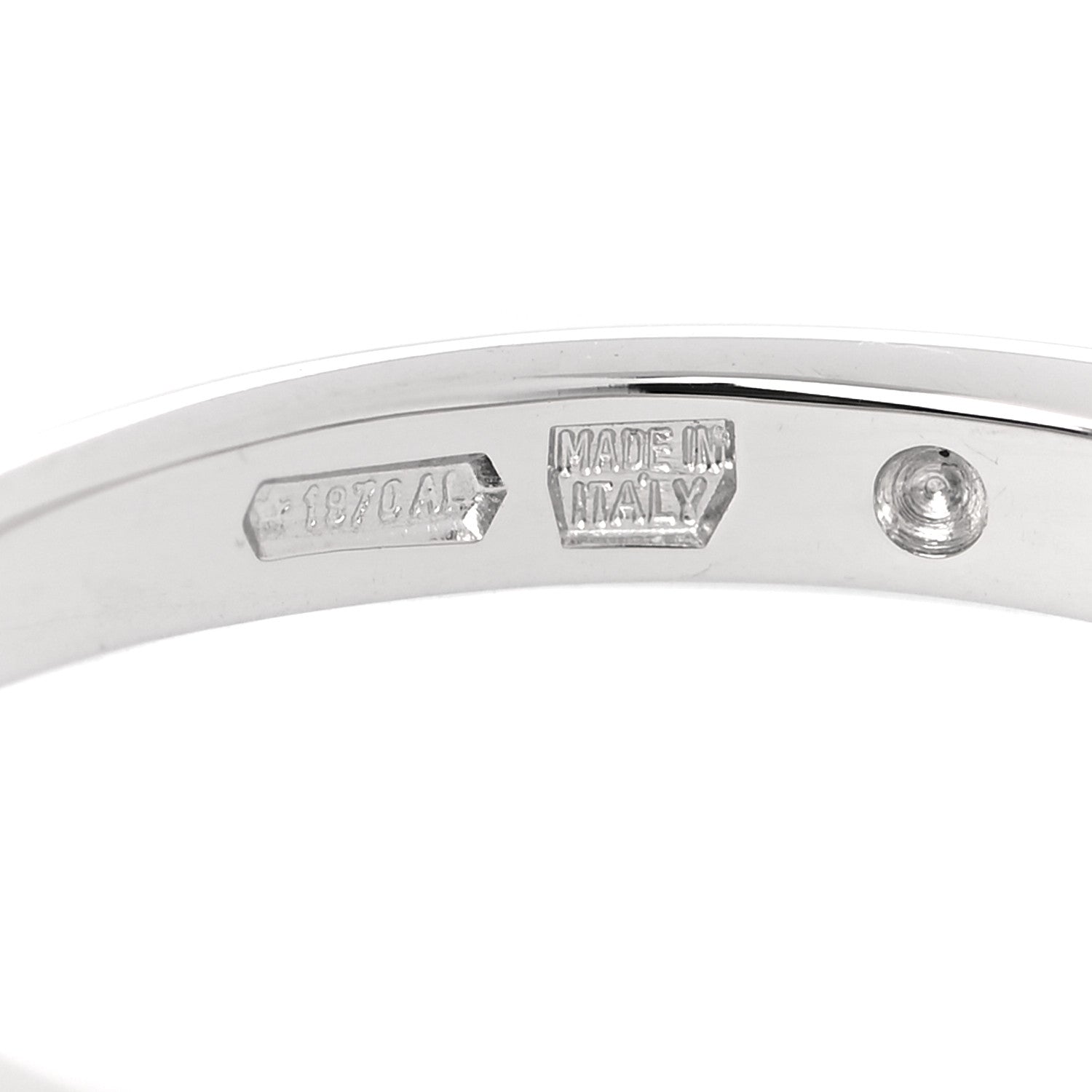 Bulgari Platinum Diamond Fedi Wedding Band Ring 46 3.75 4 of 7