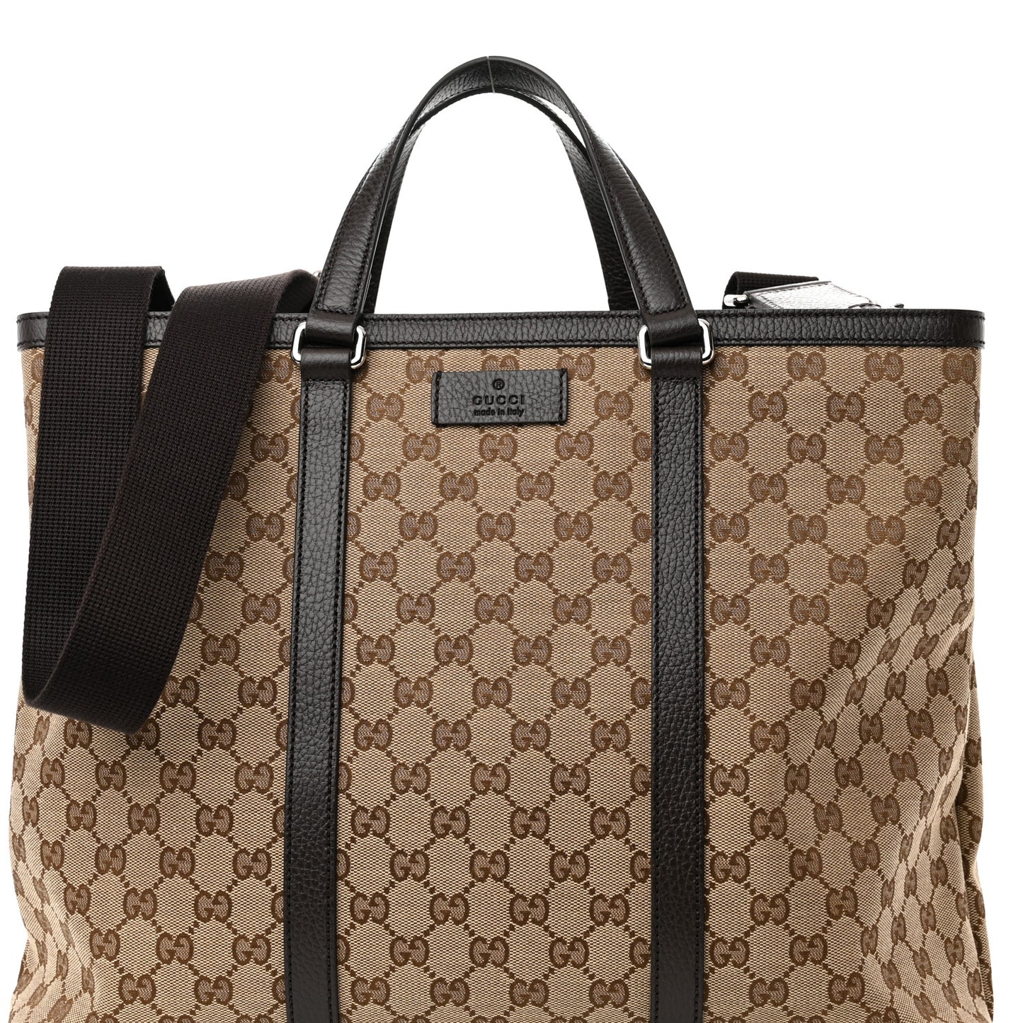 GG Monogram Large Joy Tote Bag Dark Brown