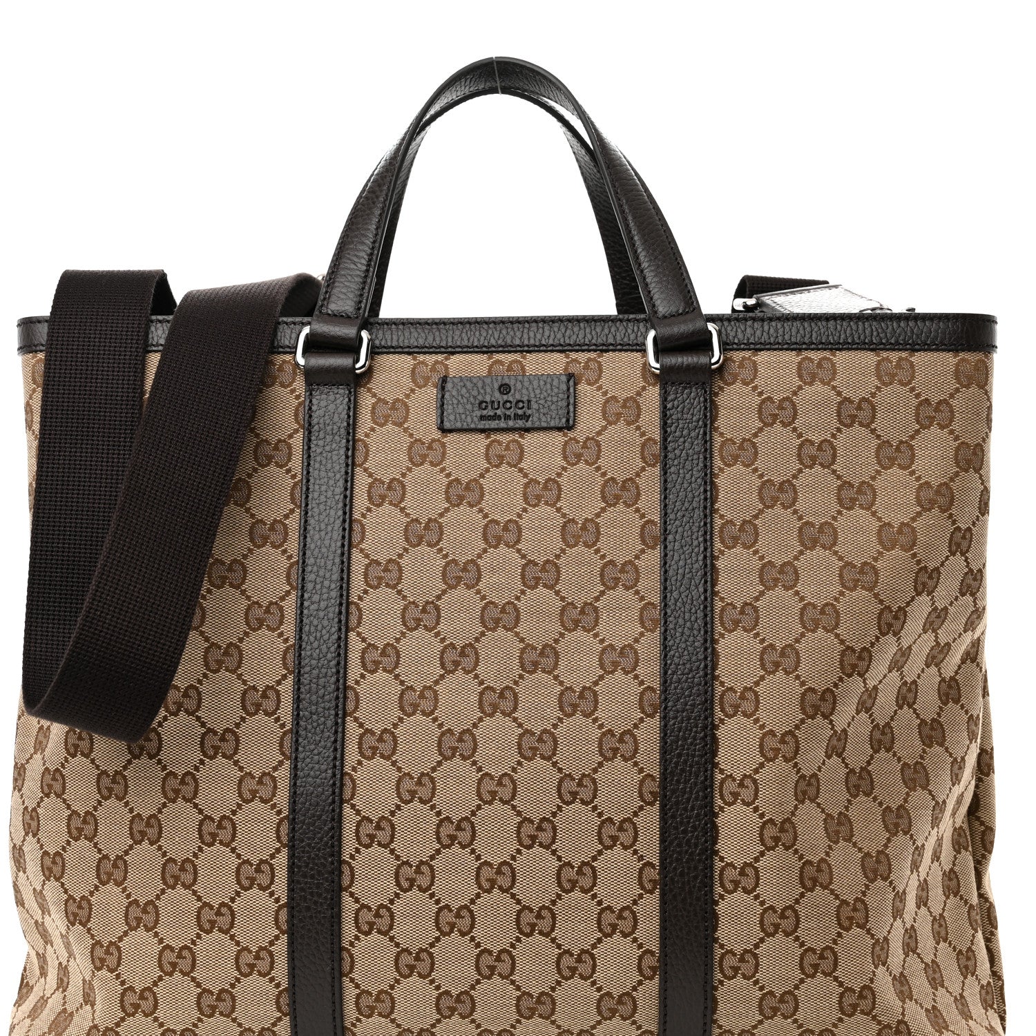 Gucci GG Monogram Large Joy Tote Bag Dark Brown 8 of 10
