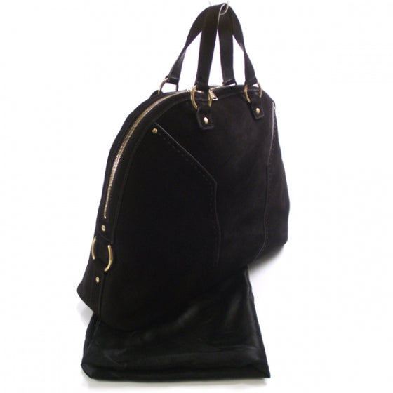 Saint Laurent Suede Large Muse Brown 3 of 15
