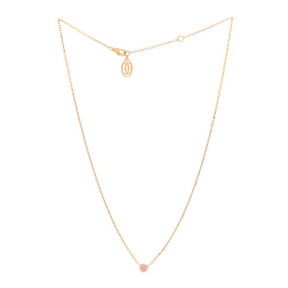 Cartier 18K Pink Gold Pink Sapphire D'Amour Pendant Necklace 3 of 4