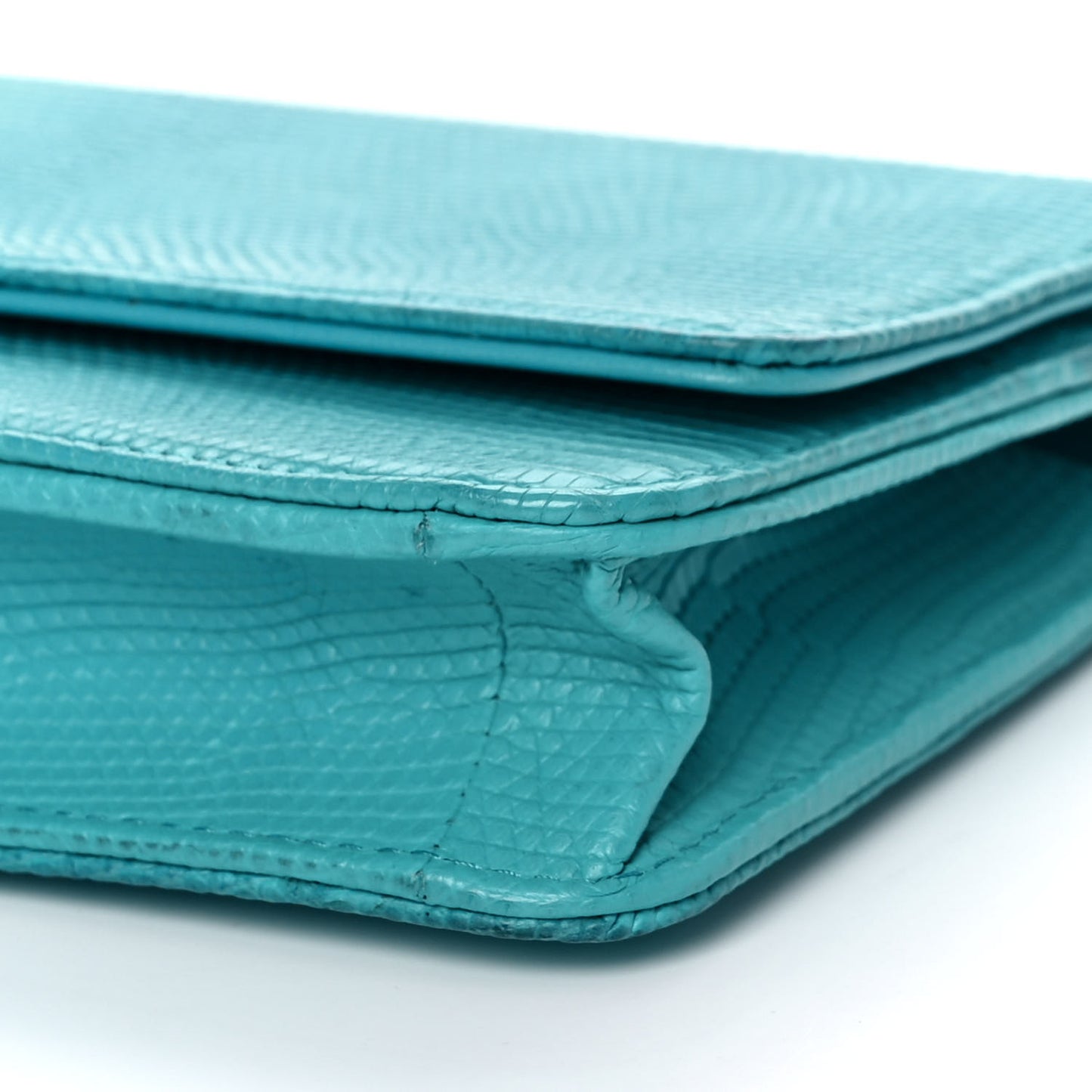 Lizard Wallet on Chain WOC Turquoise