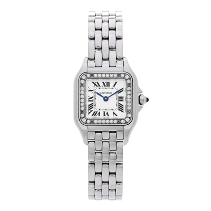 Cartier Stainless Steel Diamond 22mm Panthere Quartz Watch 1 of 5