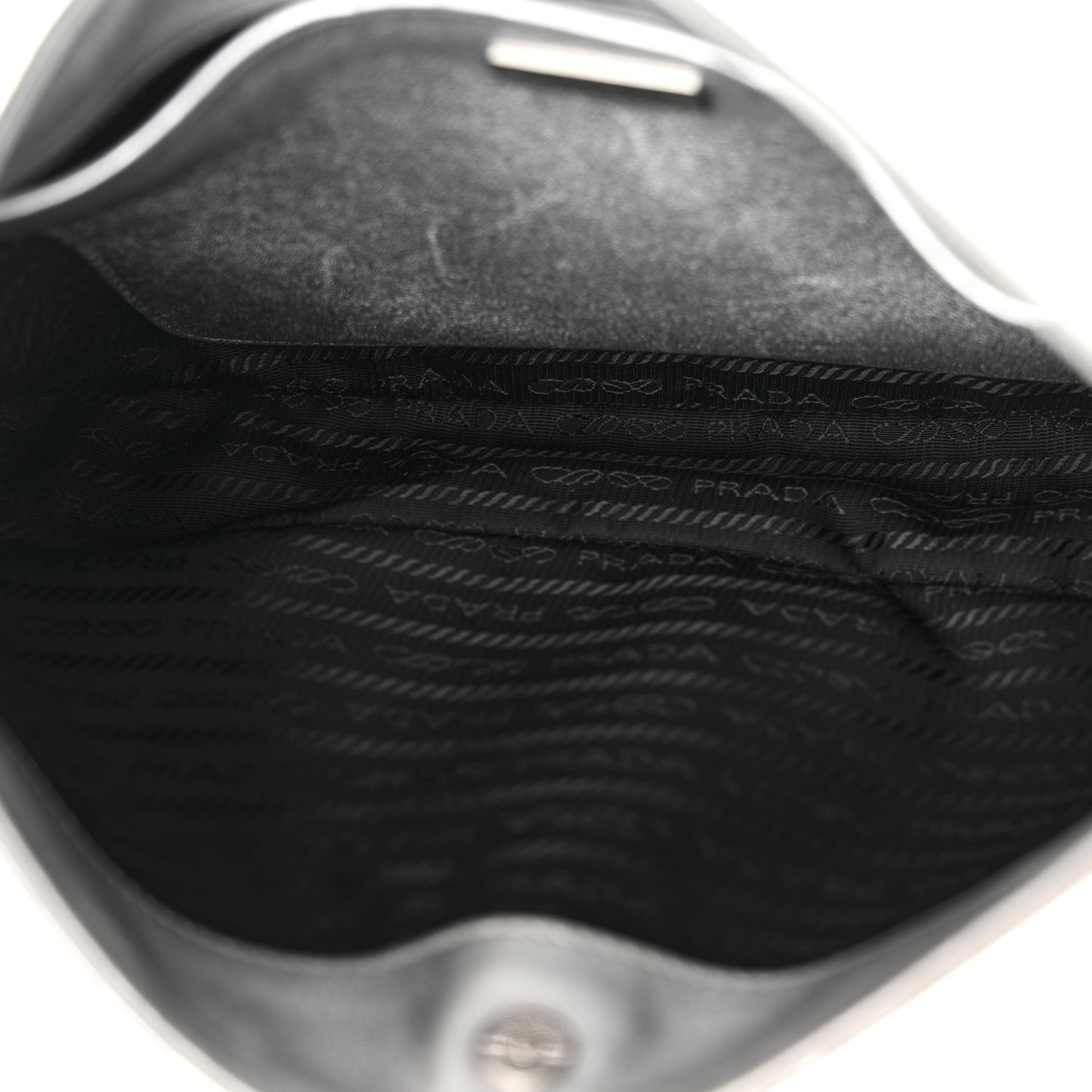 Spazzolato Cleo Shoulder Bag Argento
