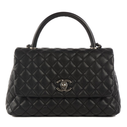 Chanel Caviar Quilted Small Coco Handle Flap Black 1 of 8