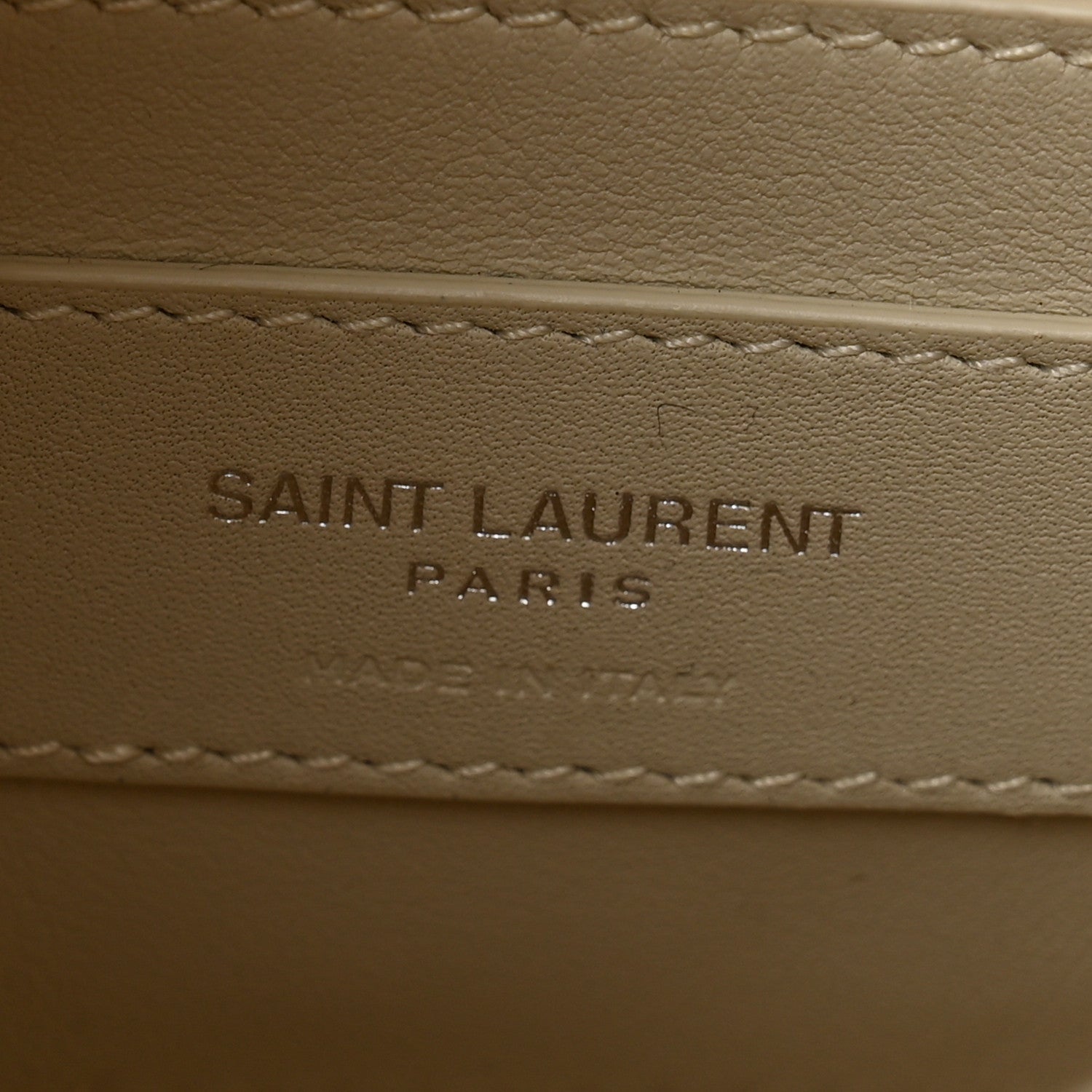 Saint Laurent Canvas Mini Chevron Bucket Bag Grigio 6 of 14