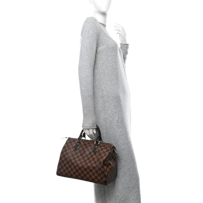 Louis Vuitton Damier Ebene Speedy 30 2 of 10