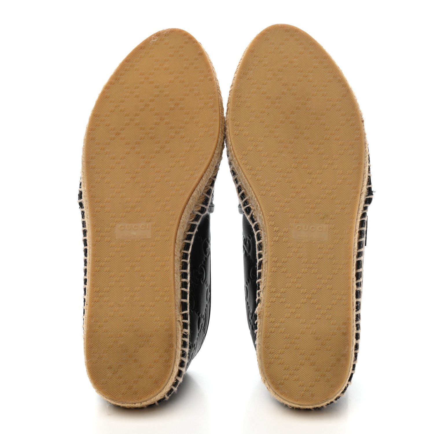 Gucci Guccissima Signature Espadrilles 37 Black 5 of 9