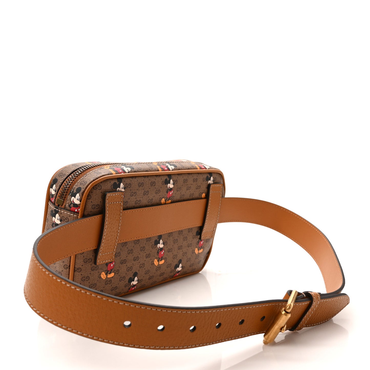 X DISNEY Mini Vintage GG Supreme Monogram Mickey Mouse Small Belt Bag 90 36 90/36 Beige Vintage Sun Oil