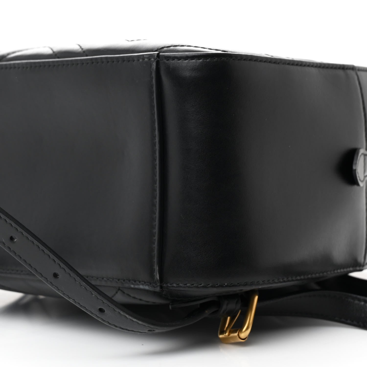 Gucci Calfskin Matelasse GG Marmont Dome Backpack Black 10 of 10