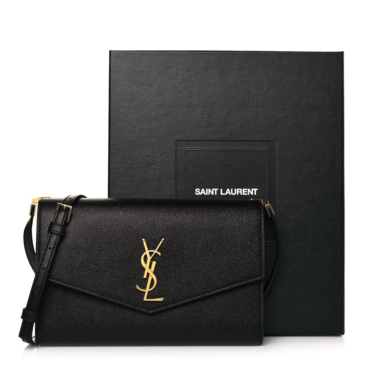 Grain De Poudre Mini Uptown Crossbody Bag Black