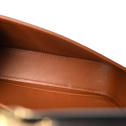 Celine Canvas Calfskin Triomphe Shoulder Bag Tan 5 of 12