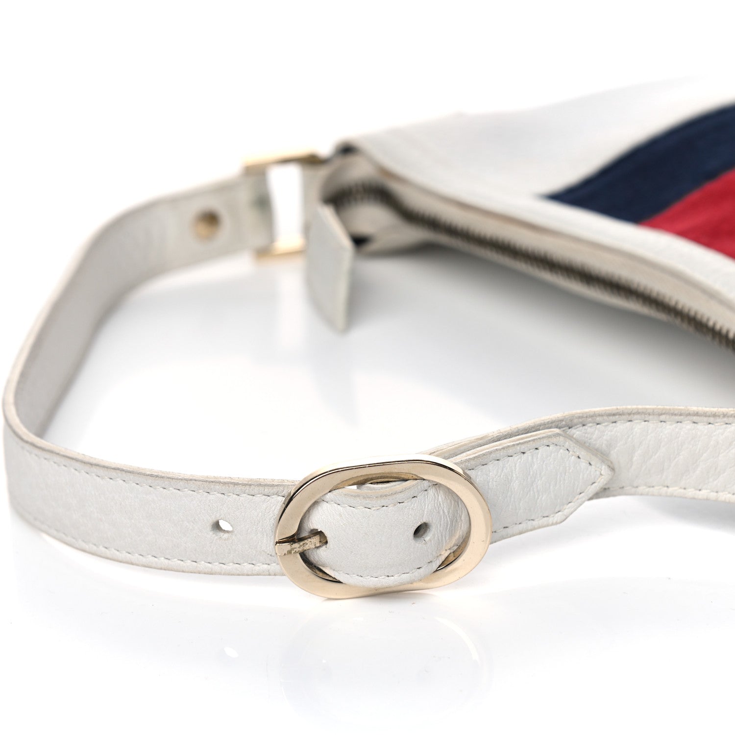 Gucci Calfskin Web Small Blondie Hobo White 8 of 8