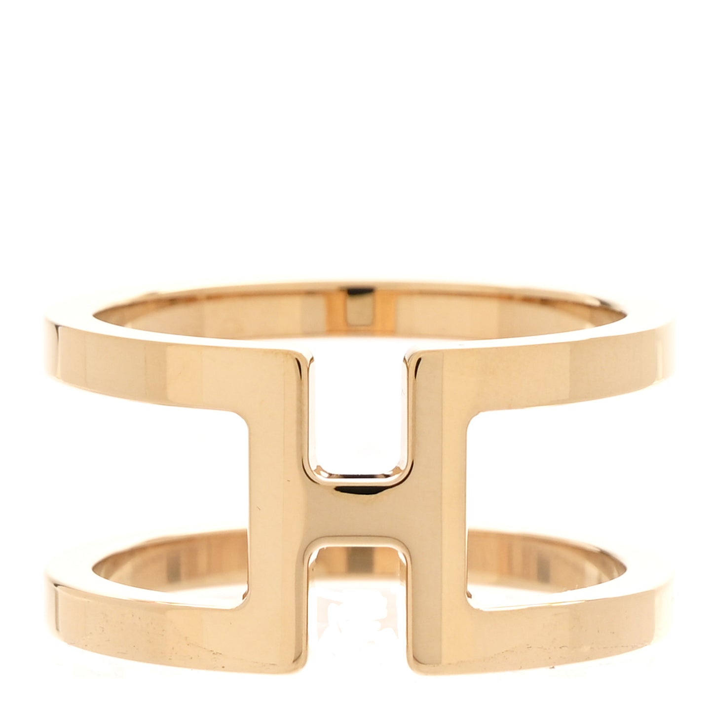 Permabrass H En Rond Scarf Ring Gold