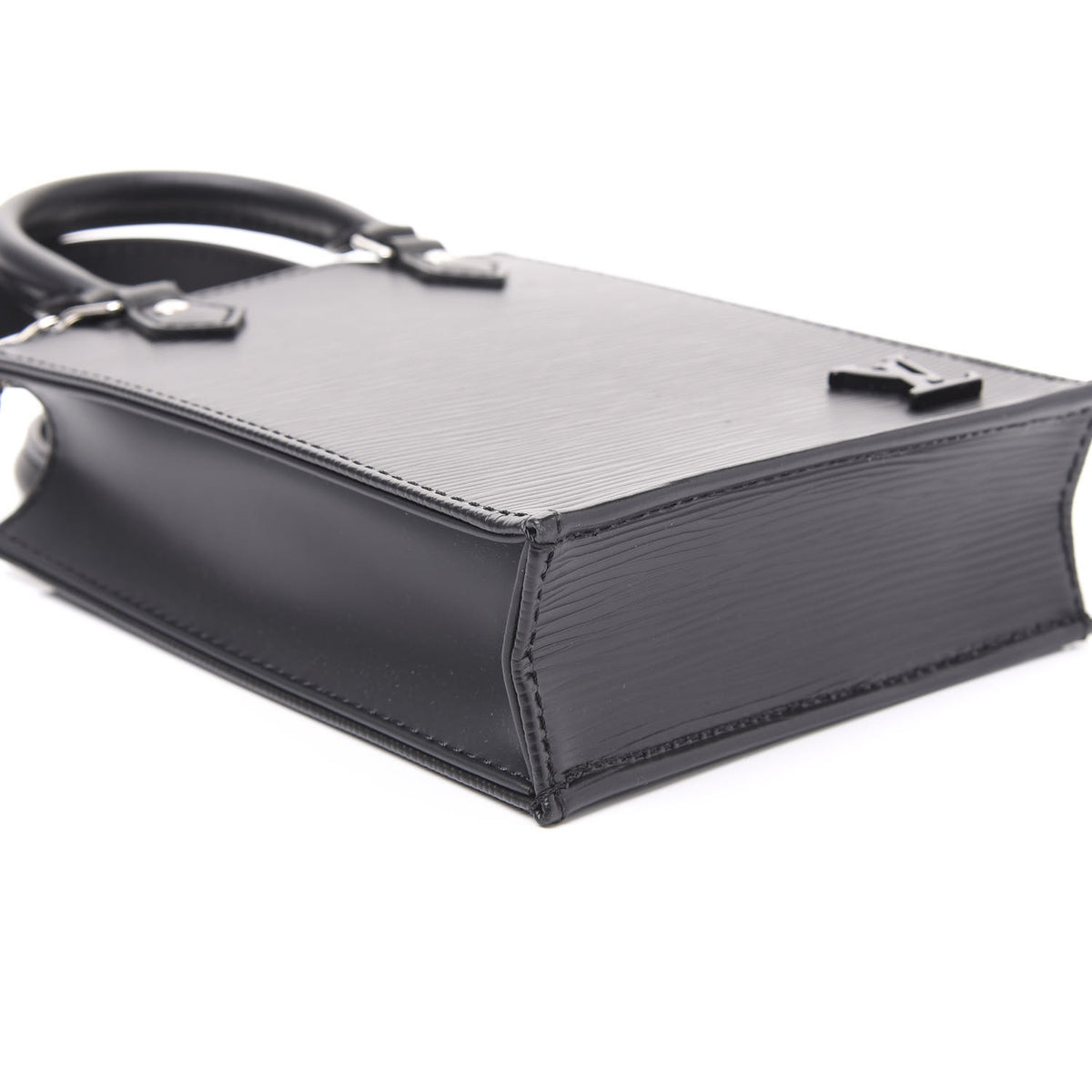 Louis Vuitton Epi Petit Sac Plat Black 5 of 9