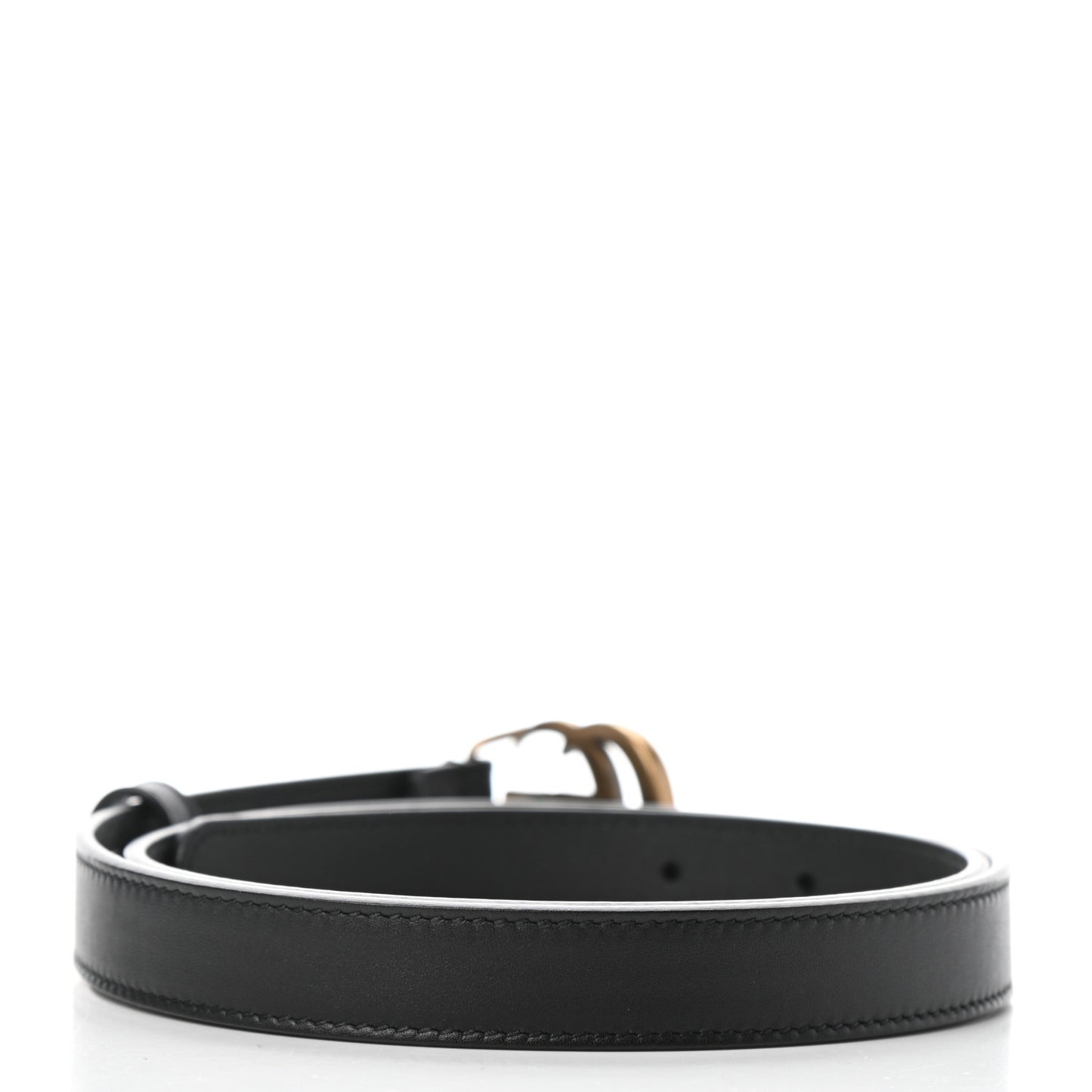 Calfskin Double G 20mm Belt 80 32 Black