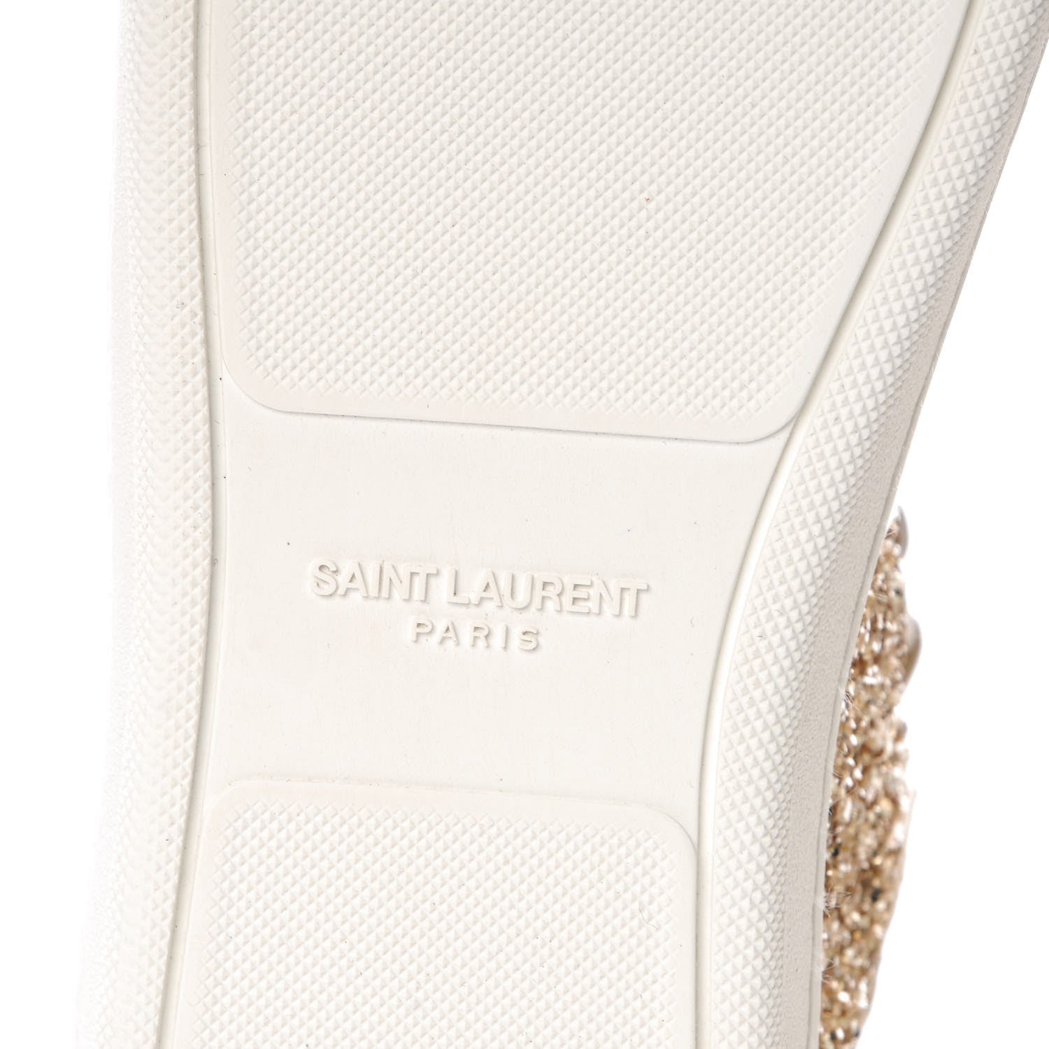 Saint Laurent Nappa Glitter Court Classic SL/14H High Top Sneakers 36.5 Platino 8 of 11