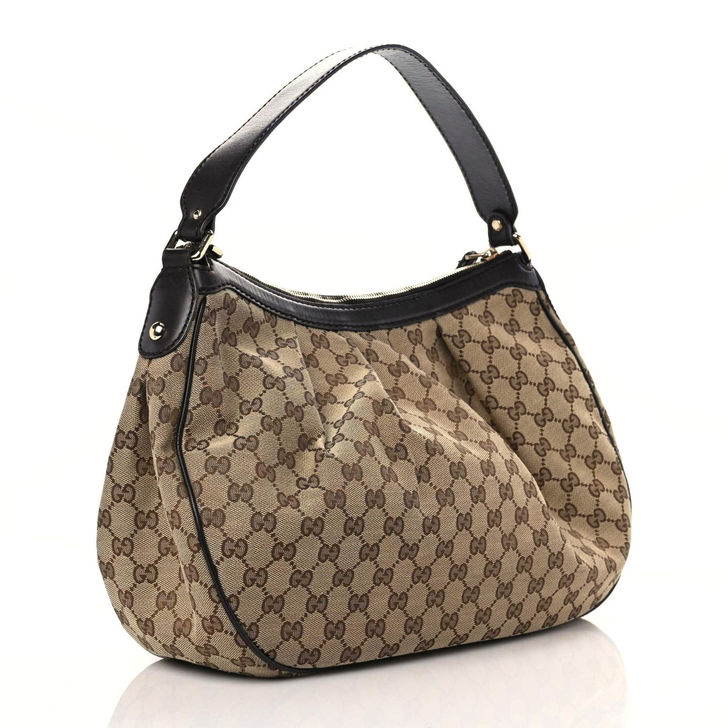 Monogram Medium Sukey Hobo Dark Brown