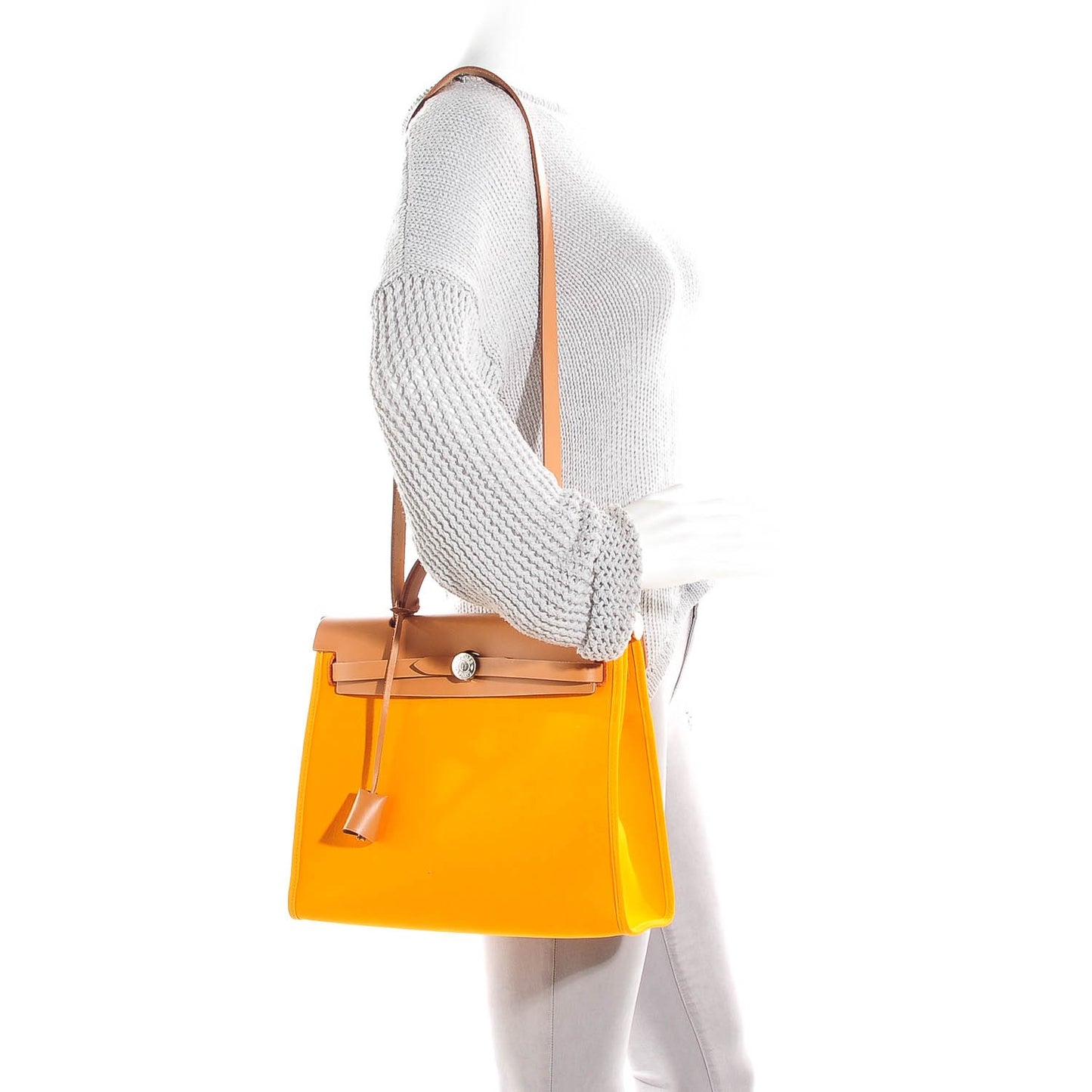 Toile Herbag Zip 31 PM Jaune d'Or