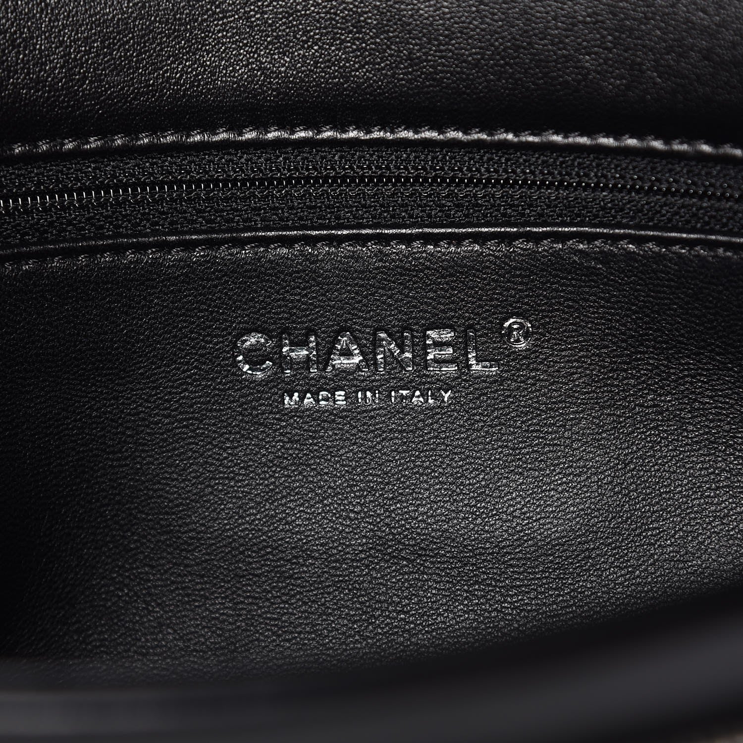 Chanel Shearling Lambskin 100% Clutch Black 6 of 7