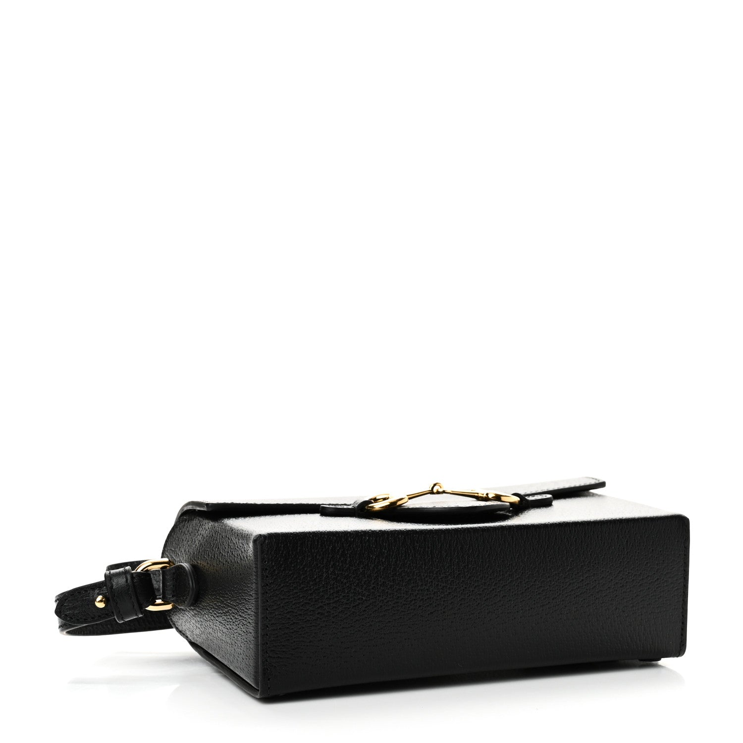 Gucci Calfskin Horsebit 1955 Shoulder Bag Black 4 of 10