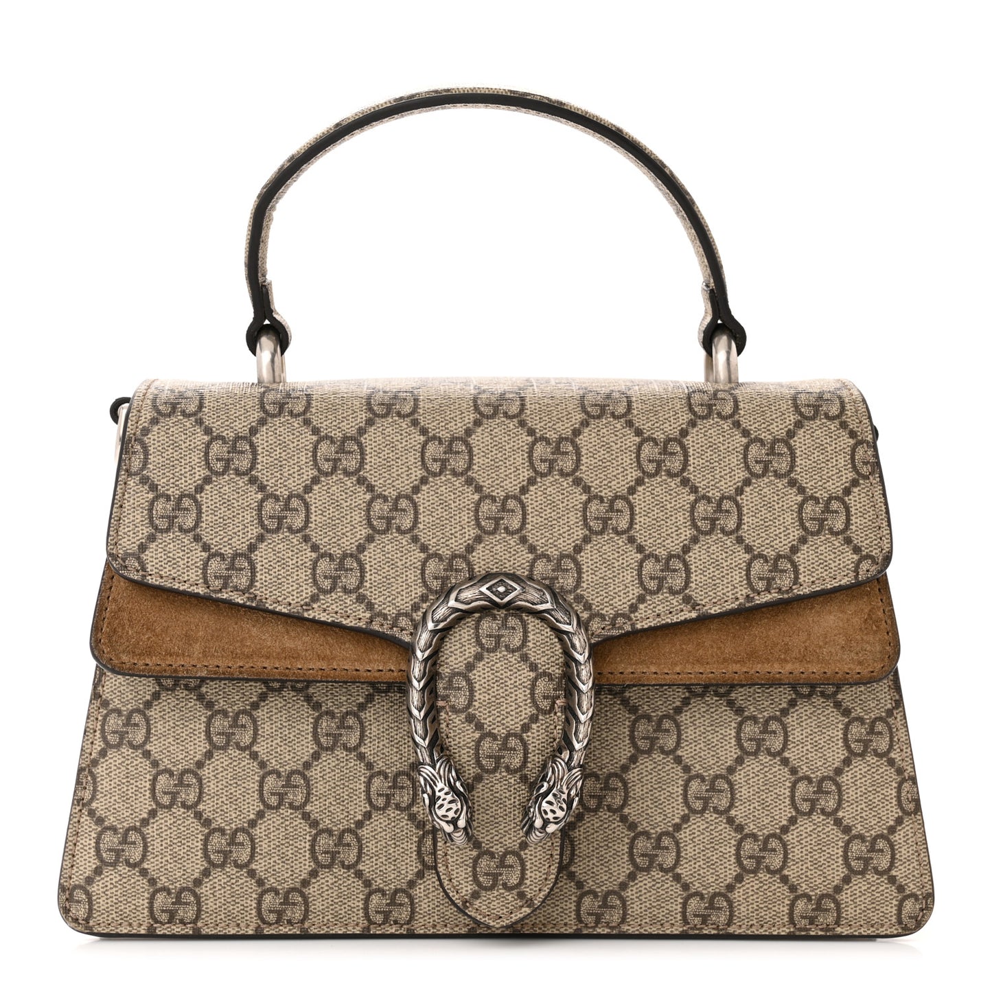 GG Supreme Monogram Small Dionysus Top Handle Bag Taupe