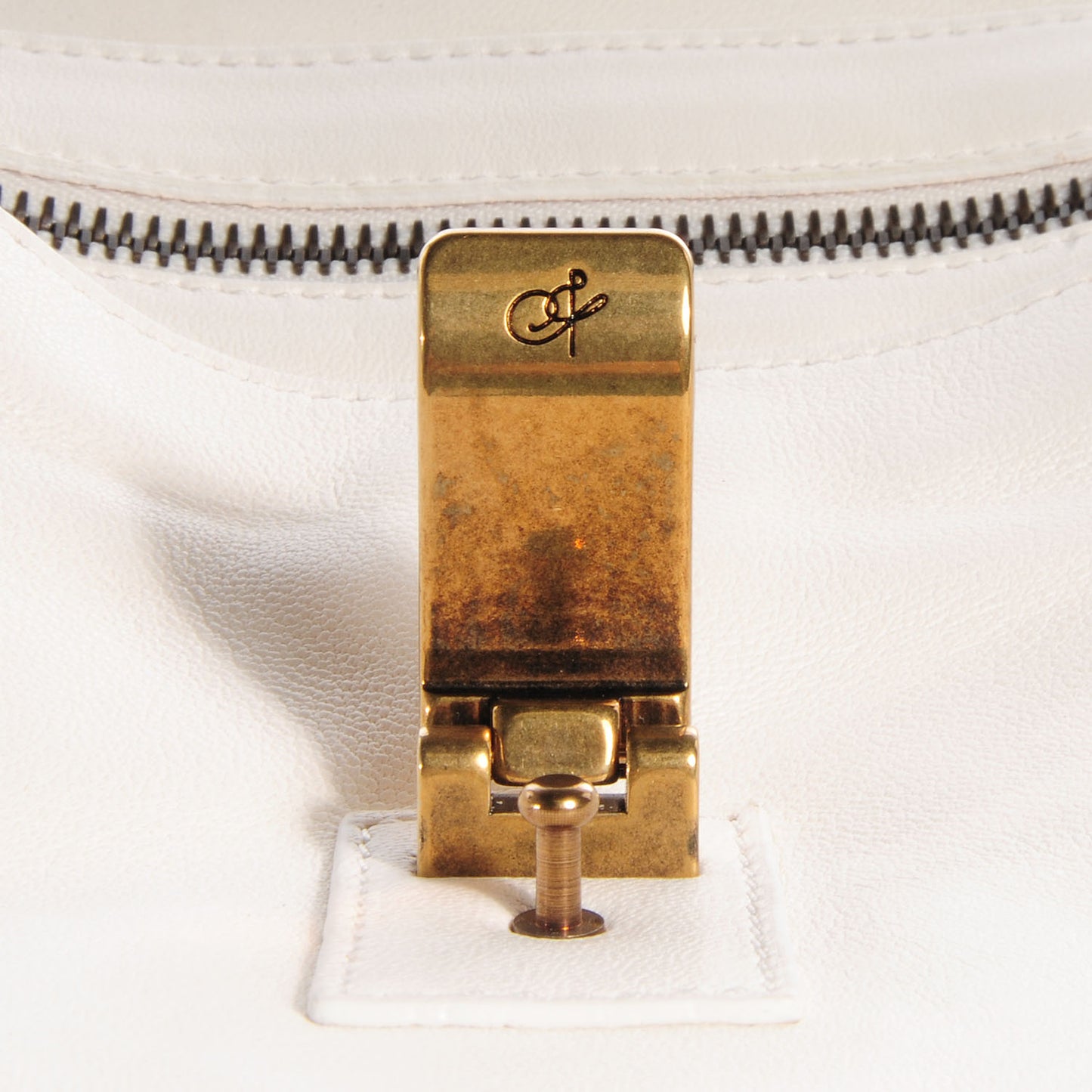 Lambskin PS1 Medium Satchel White