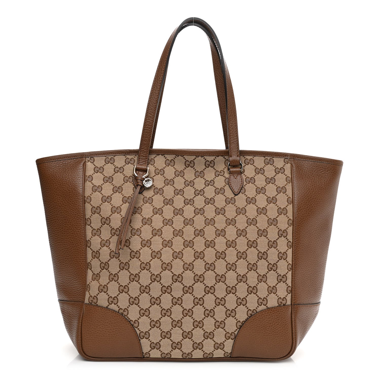 Gucci Monogram Medium Bree Zippered Tote Beige Tabacco 1 of 9
