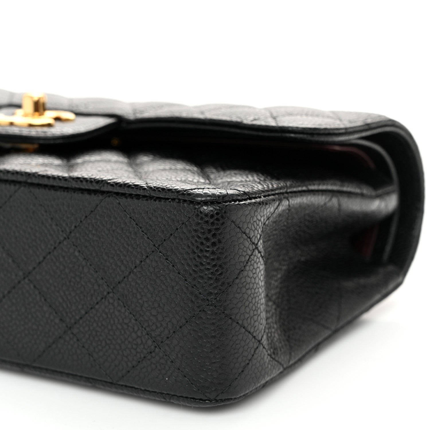 Chanel Caviar Quilted Small Double Flap Black 19 of 23