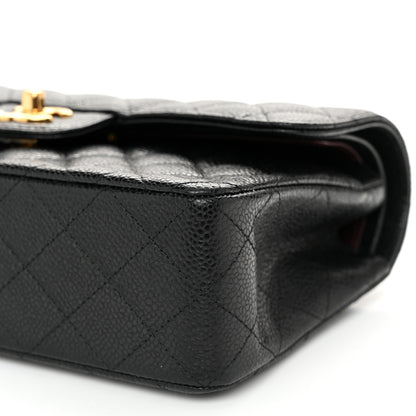 Chanel Caviar Quilted Small Double Flap Black 19 of 23
