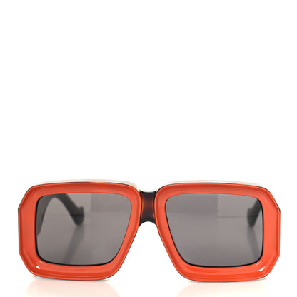 Loewe Acetate Paula's Ibiza Mens Dive In Mask Sunglasses LW40064U Light Havana Orange 2 of 7