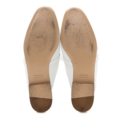 Hermes Calfskin Oz Mules 37 White 6 of 9