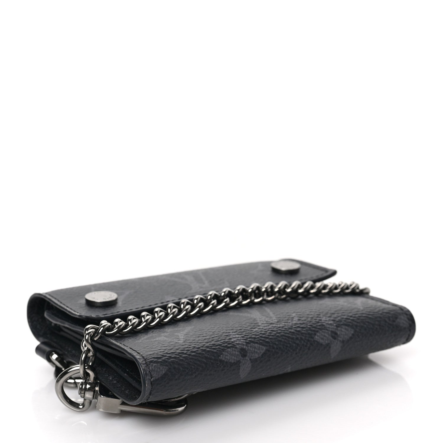 Louis Vuitton Monogram Eclipse Rivets Chain Wallet 4 of 6