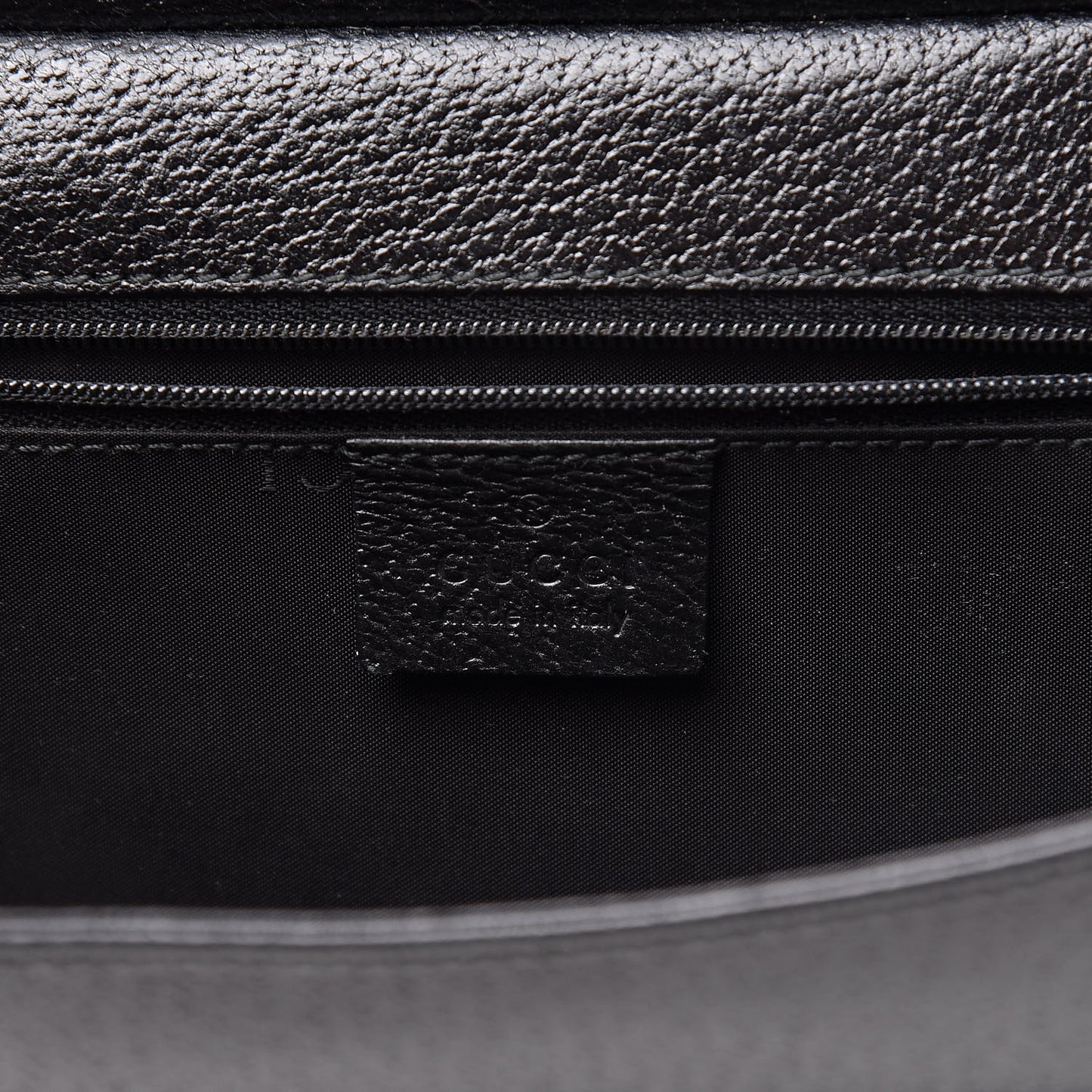 Pebbled Calfskin Top Handle Bag Black