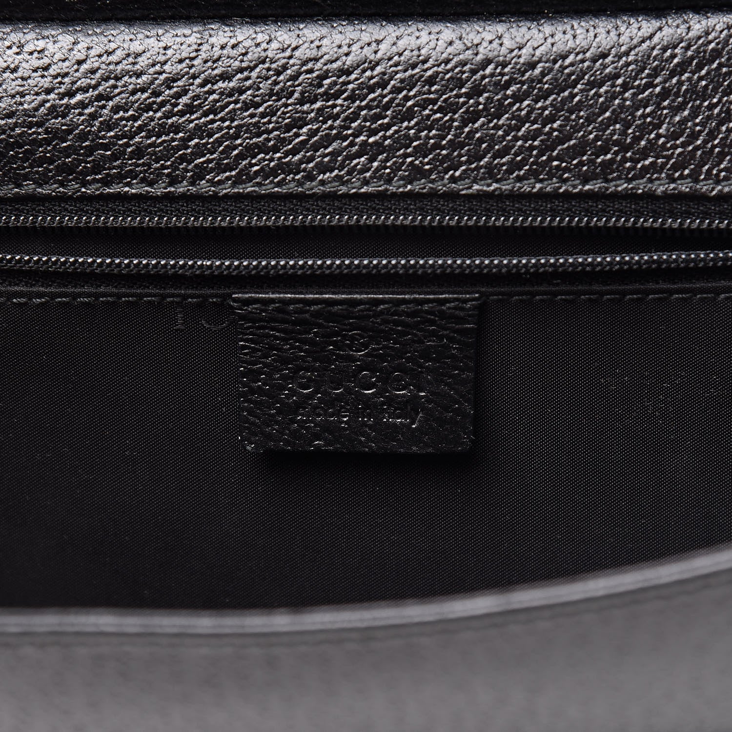 Gucci Pebbled Calfskin Top Handle Bag Black 6 of 11