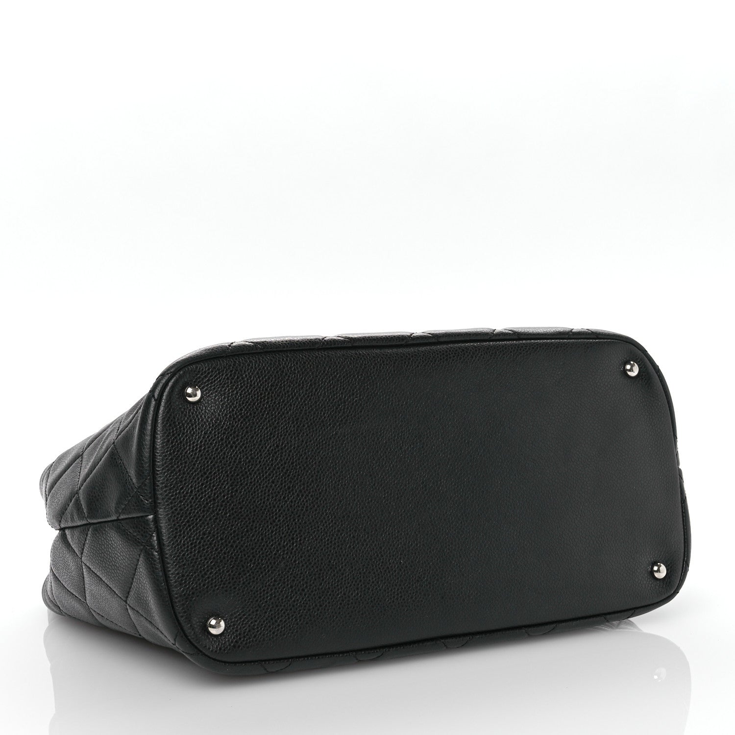 Chanel Caviar Quilted CC Timeless Soft Tote Black 4 of 11