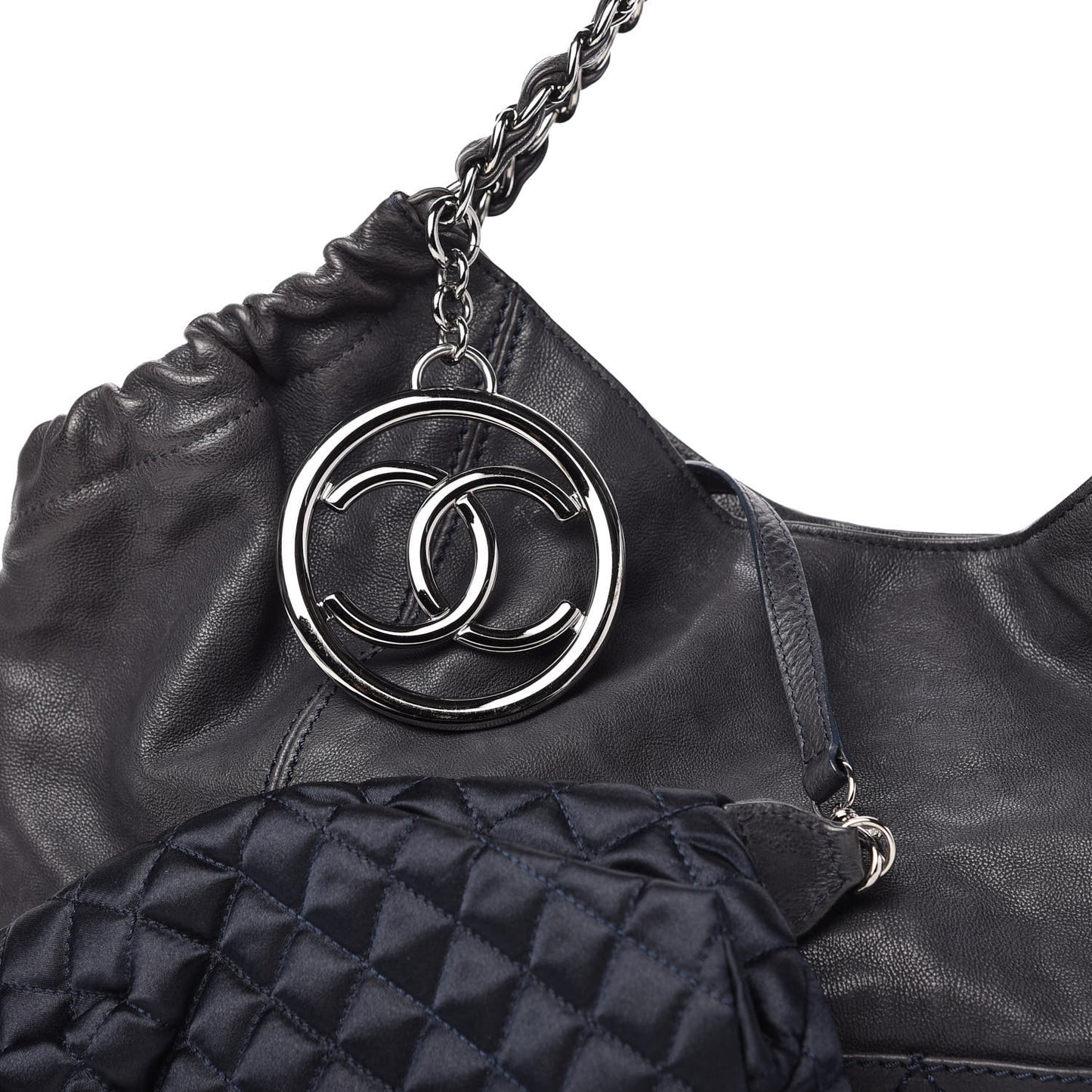 Calfskin Baby Coco Cabas Blue