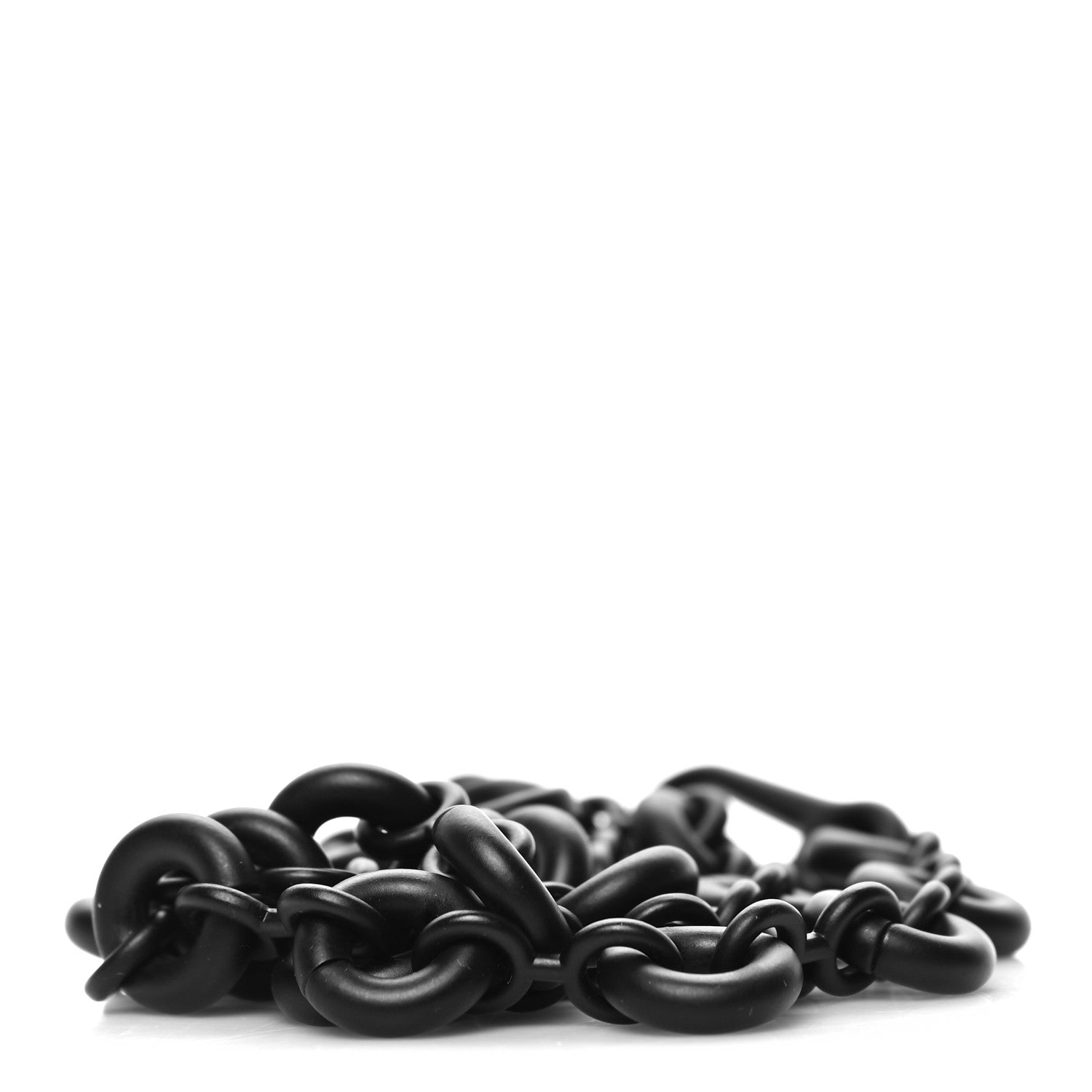 Loewe Brass Monochrome Donut Chain Shoulder Strap Black 2 of 5