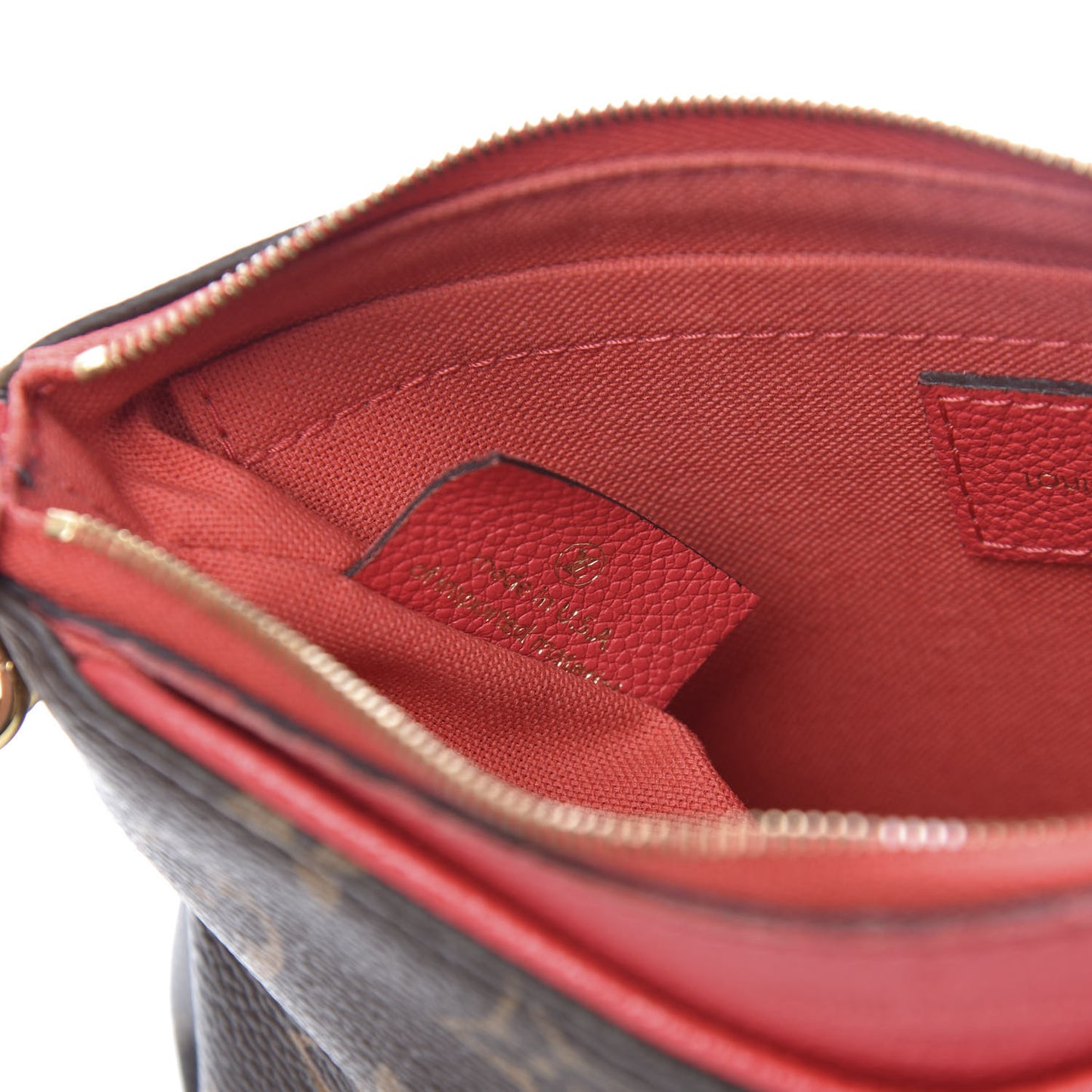 Monogram Pallas Clutch Cherry