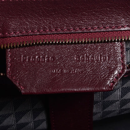 Proenza Schouler Lambskin Large PS1 Satchel Burgundy 2 of 13