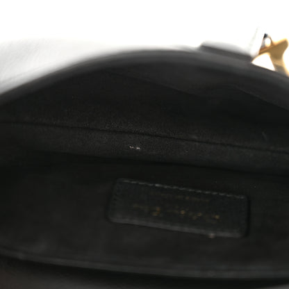 Christian Dior Grained Calfskin Mini Saddle Bag Black 11 of 12