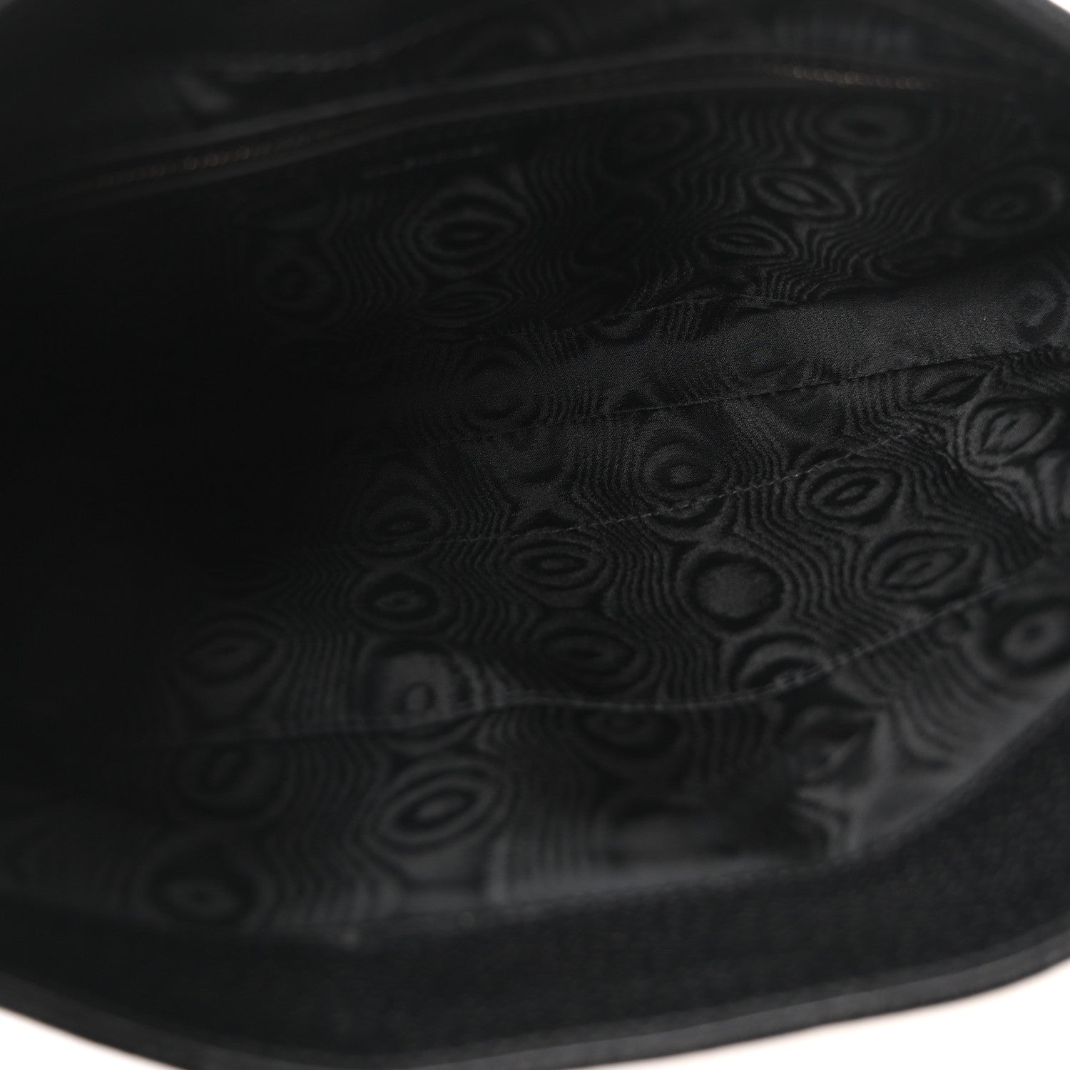 Gucci X BALENCIAGA Supreme Monogram Calfskin Web Medium Jackie 1961 Hobo Black 5 of 10