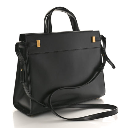 Saint Laurent Calfskin Small Manhattan Shopper Tote Black 3 of 8
