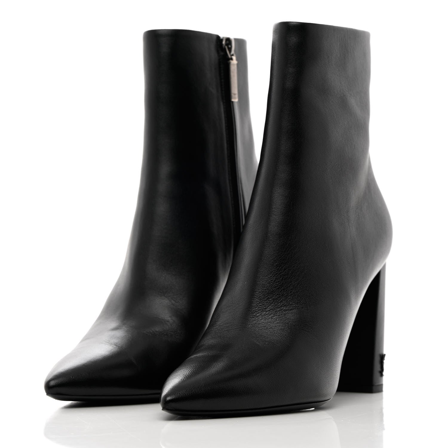 Saint Laurent Calfskin Betty 95 Ankle Boots 40 Black 3 of 16