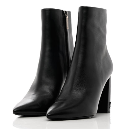 Saint Laurent Calfskin Betty 95 Ankle Boots 40 Black 3 of 16