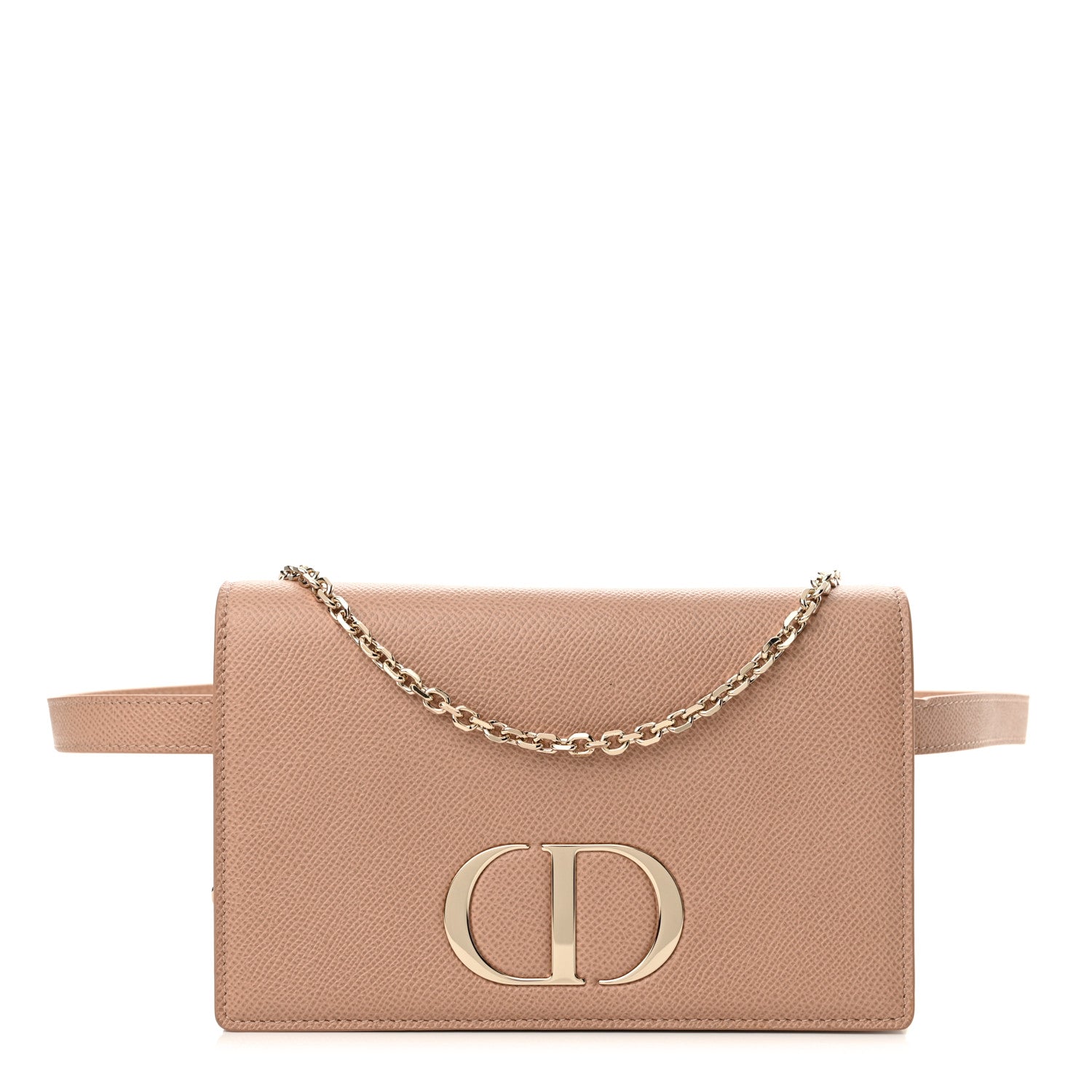 Christian Dior Calfskin 30 Montaigne 2 in 1 Pouch Beige 1 of 10