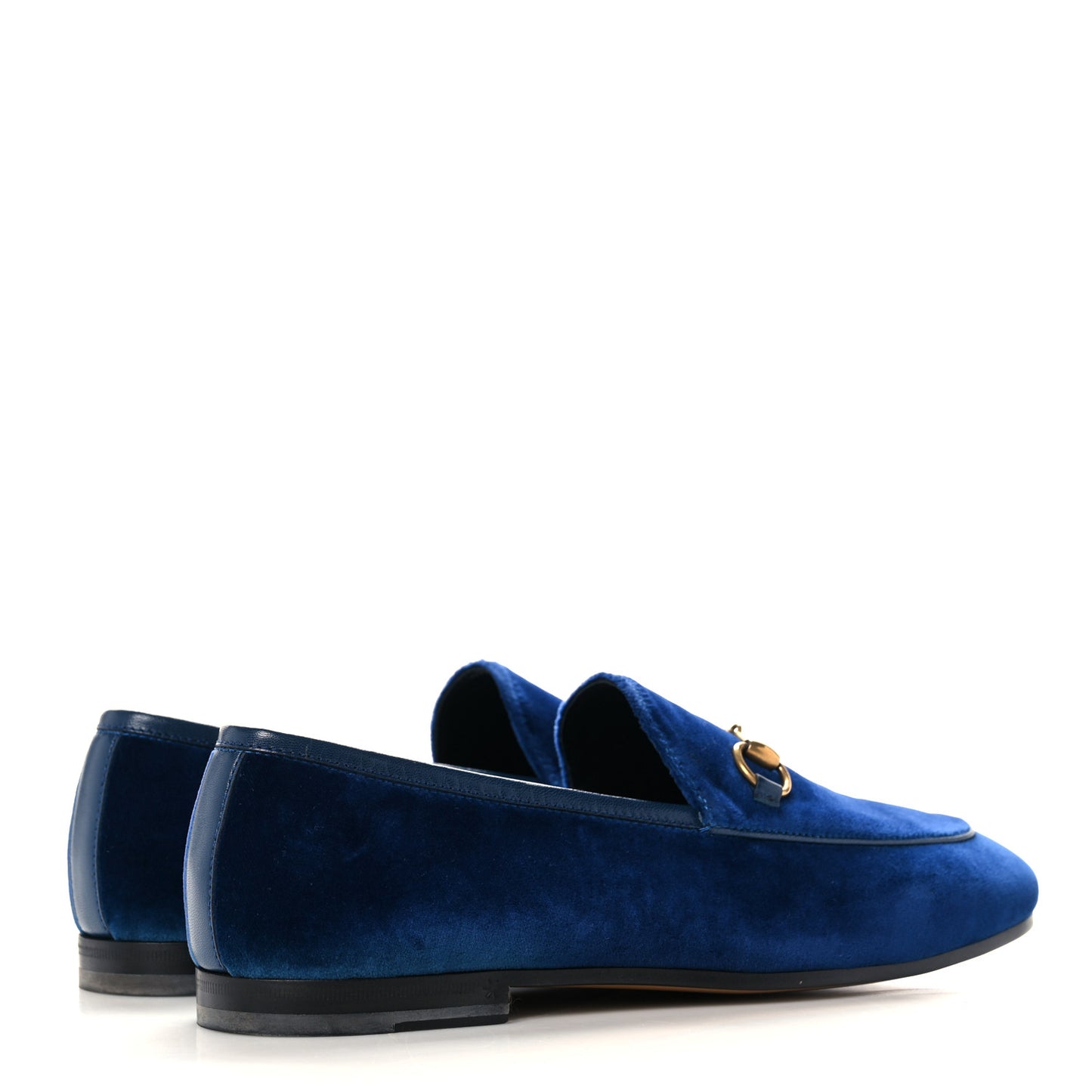 Velvet Horsebit Womens Jordaan Loafers 38 Blue Cobalt